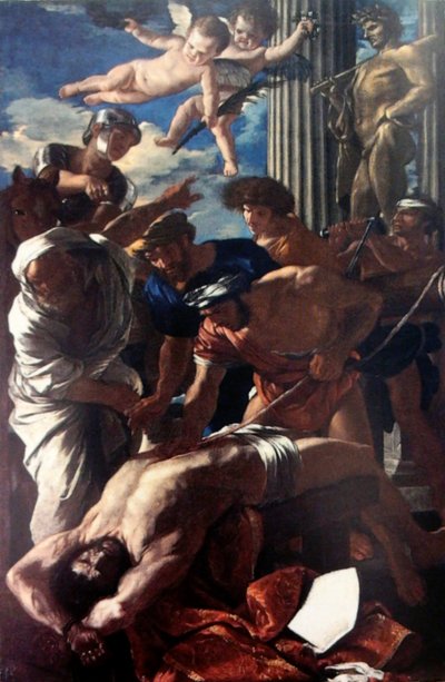 Martirio de San Erasmo de Nicolas Poussin
